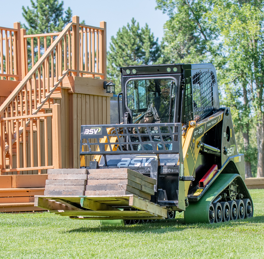 ASV RT-25 Compact Track Loader with Turf Tracks
