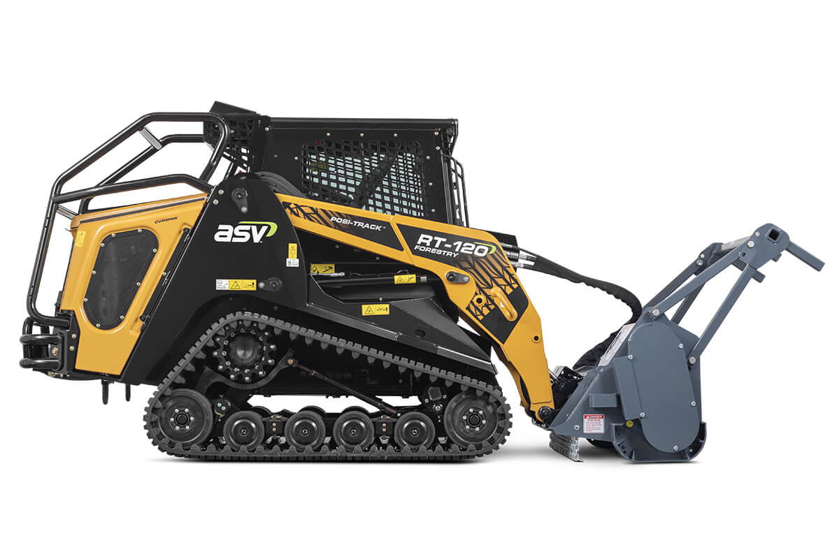 ASV RT120 Forestry Our Largest & Toughest Compact Track Loader