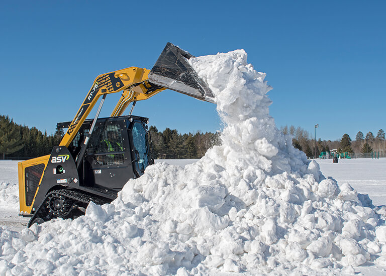 Snow Removal with Posi-Track CTL