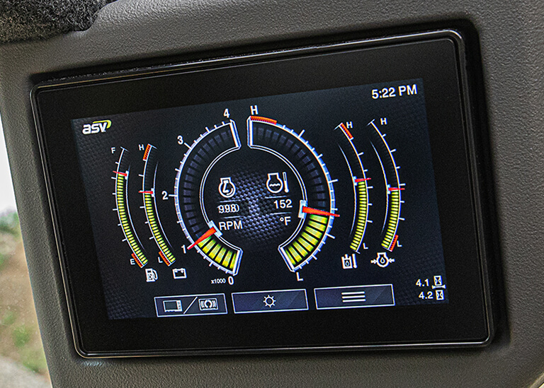 Compact Track Loader Electronic Display