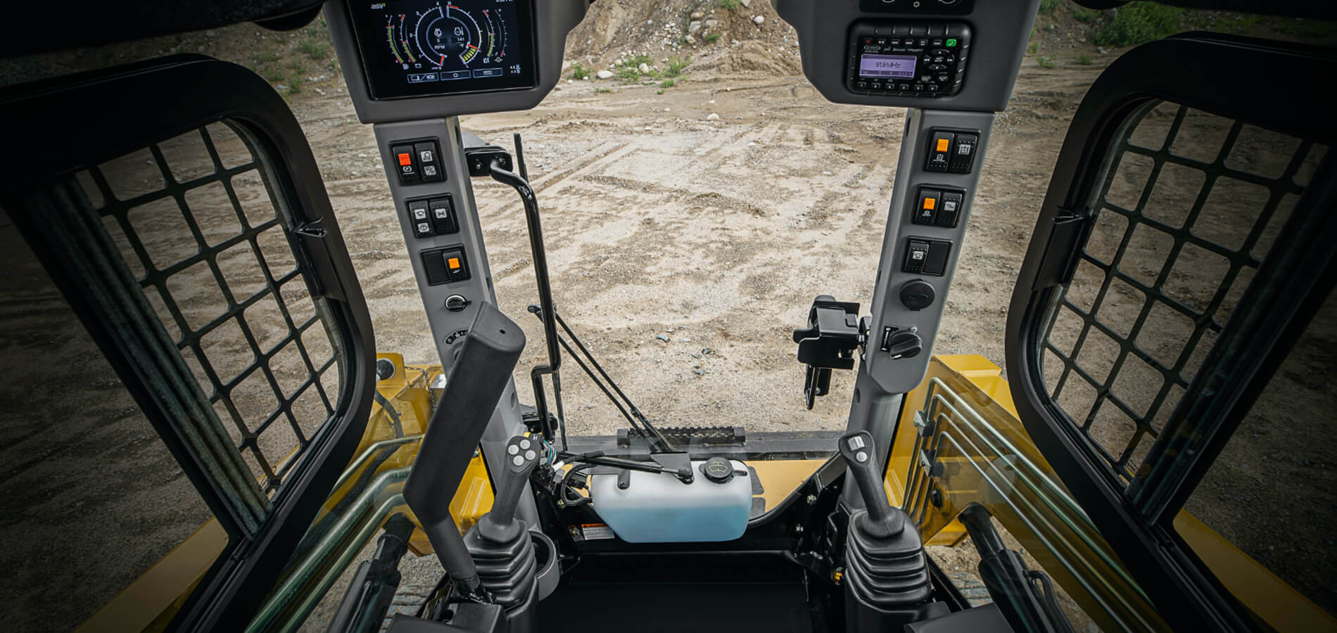 Max Series Compact Track Loader Interior Panoramic View