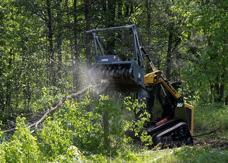 ASV forestry compact track loader